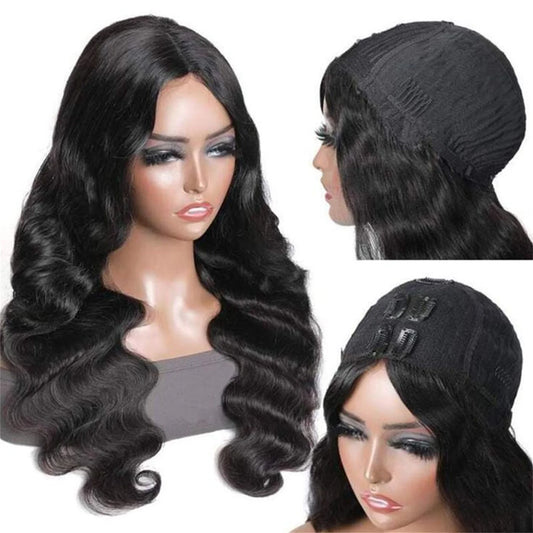 V-Part Loose Wavy Wig — Brazilian Remy Hair, 180% Density