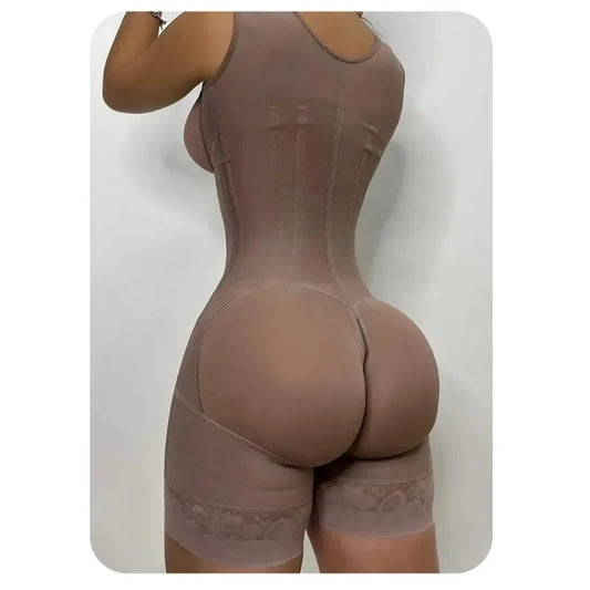 Colombian Faja Bodysuit — 9-Bone High Compression