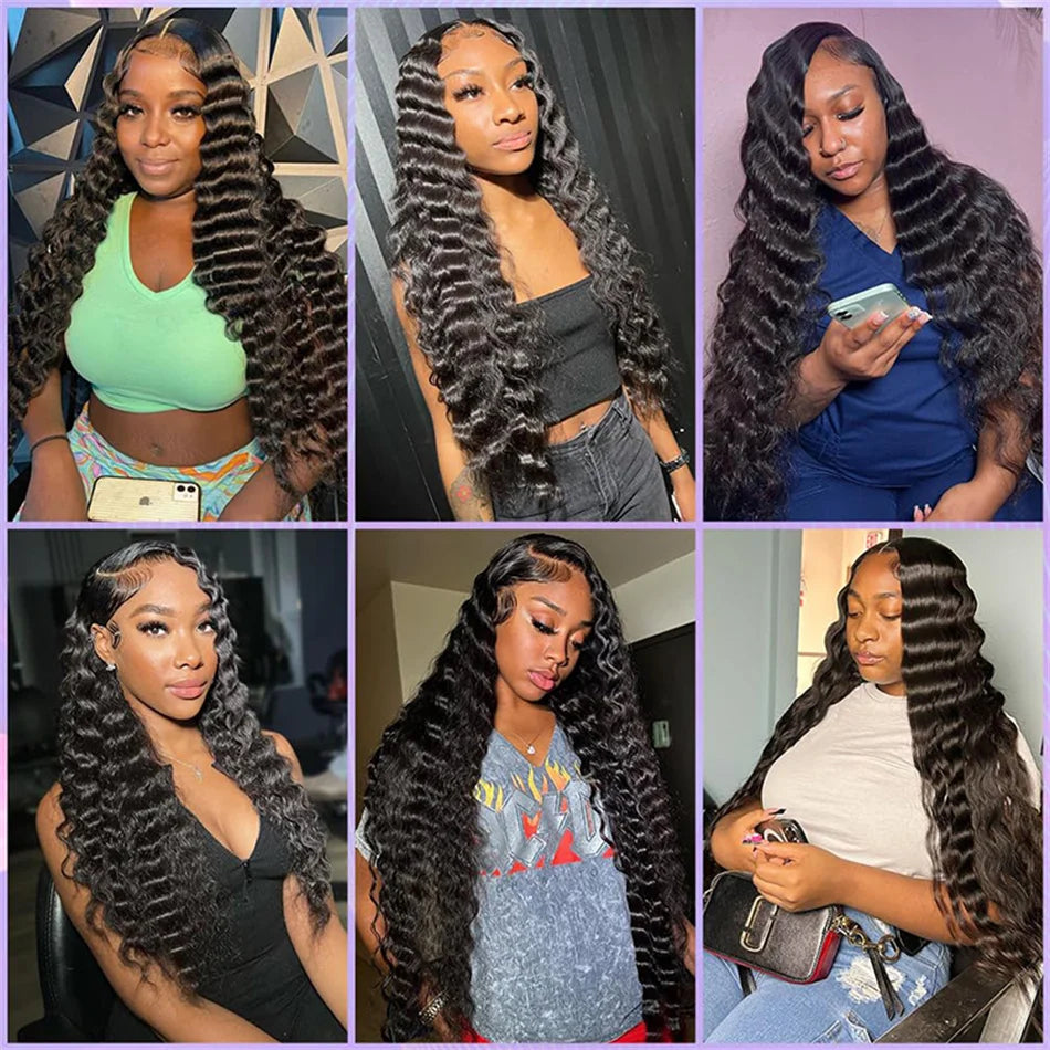 Deep Wave Brazilian Hair Bundles — Remy Human Hair, 28–30 Inch