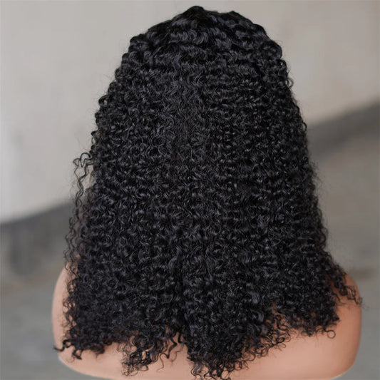 Braided Bob Wig — Natural Curly, 13x4 Lace Front, 250% Density