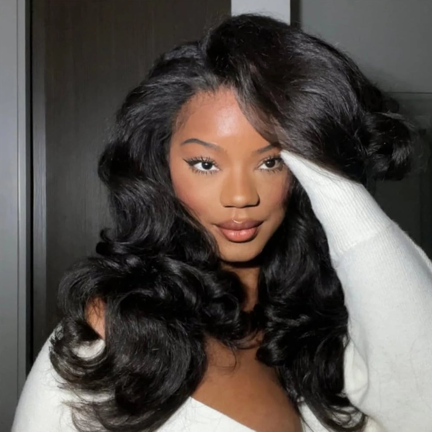 Kinky Straight 3-in-1 Half Wig — Yaki Clip-In, 180% Density