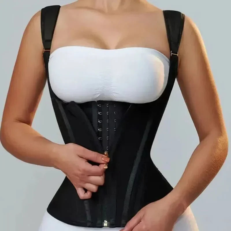Vest Top Body Shaper — Double Compression Waist Trainer