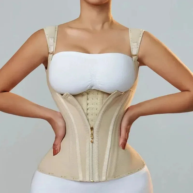 Vest Top Body Shaper — Double Compression Waist Trainer