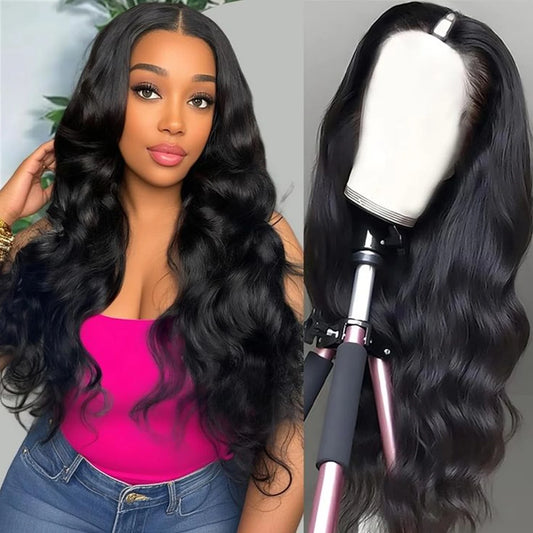 V-Part Loose Wavy Wig — Brazilian Remy Hair, 180% Density