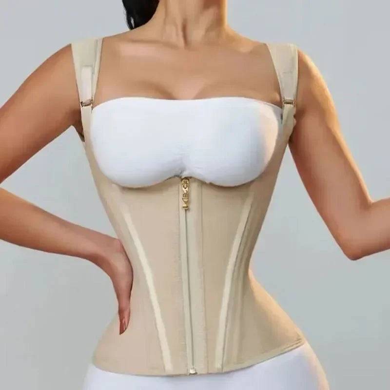 Vest Top Body Shaper — Double Compression Waist Trainer
