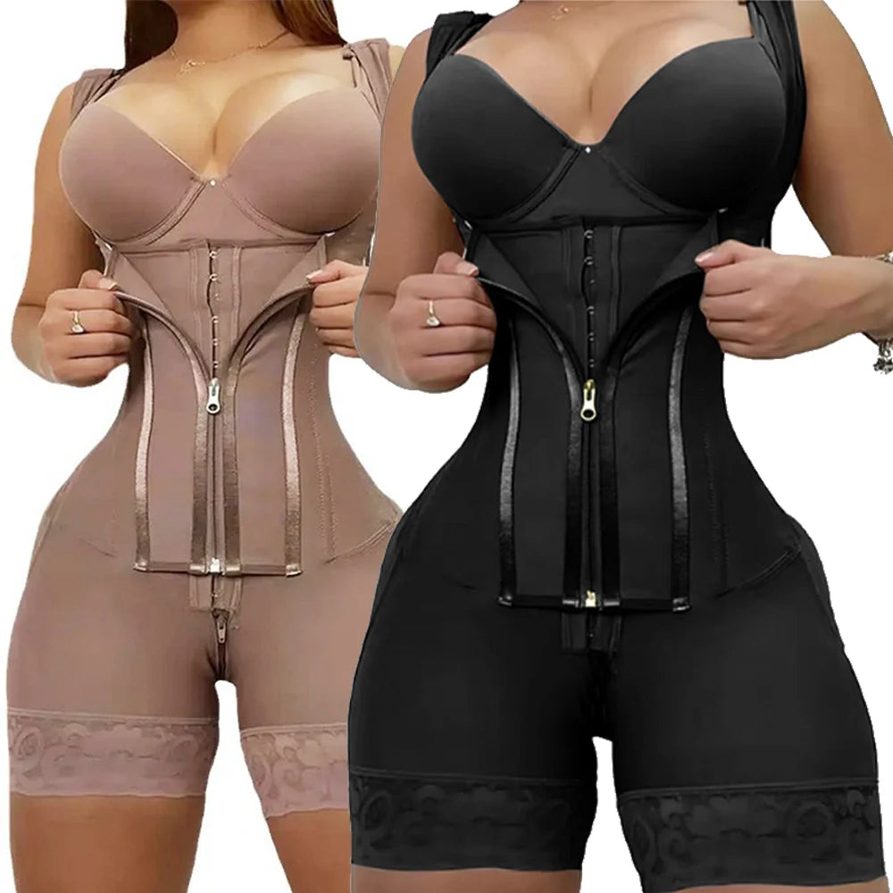 Colombian Faja Bodysuit — 9-Bone High Compression