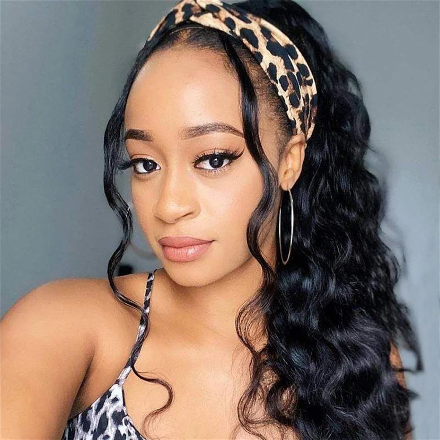 Body Wave Headband Wig — 22–24 Inch, Full Machine Made