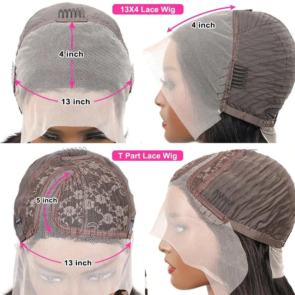 Straight Pixie Cut Bob Wig — Pre-Plucked, 13x4 Transparent Lace