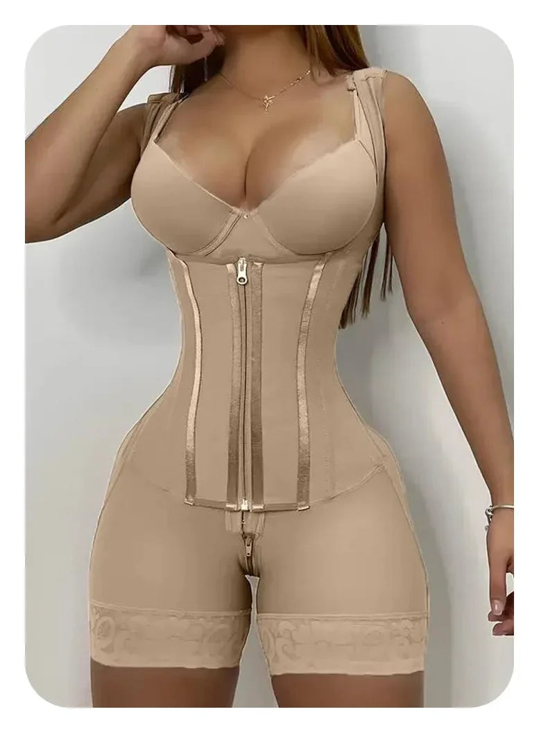 Colombian Faja Bodysuit — 9-Bone High Compression