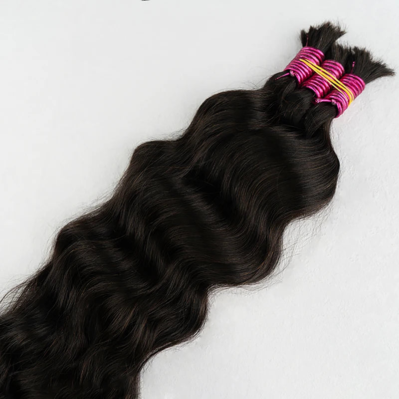 Vietnamese Curly Human Hair Bulk, 100% Virgin Human Hair for Braiding