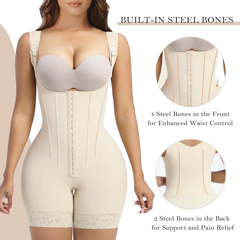 Faja Colombiana Bodysuit — Butt Lift & Tummy Control