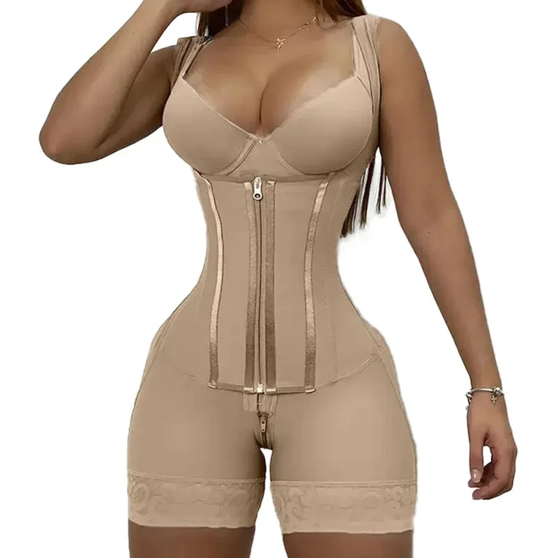 Colombian Faja Bodysuit — 9-Bone High Compression