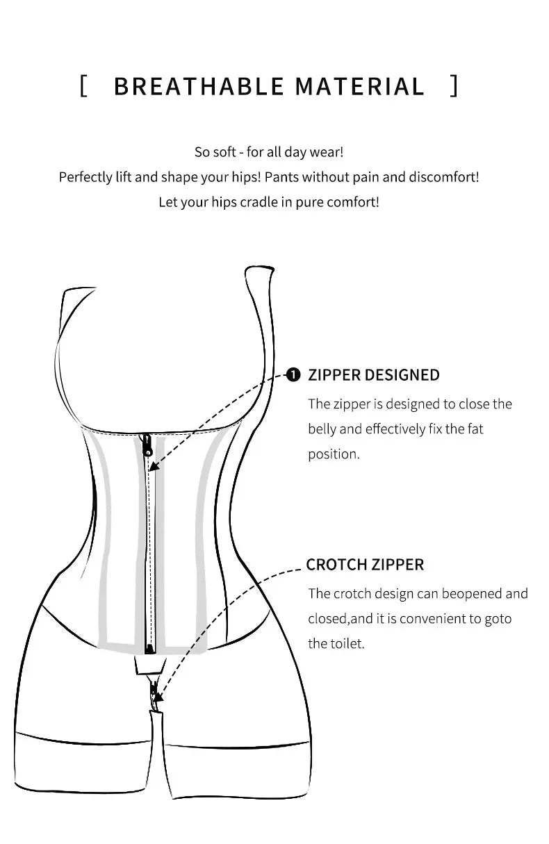 Colombian Faja Bodysuit — 9-Bone High Compression