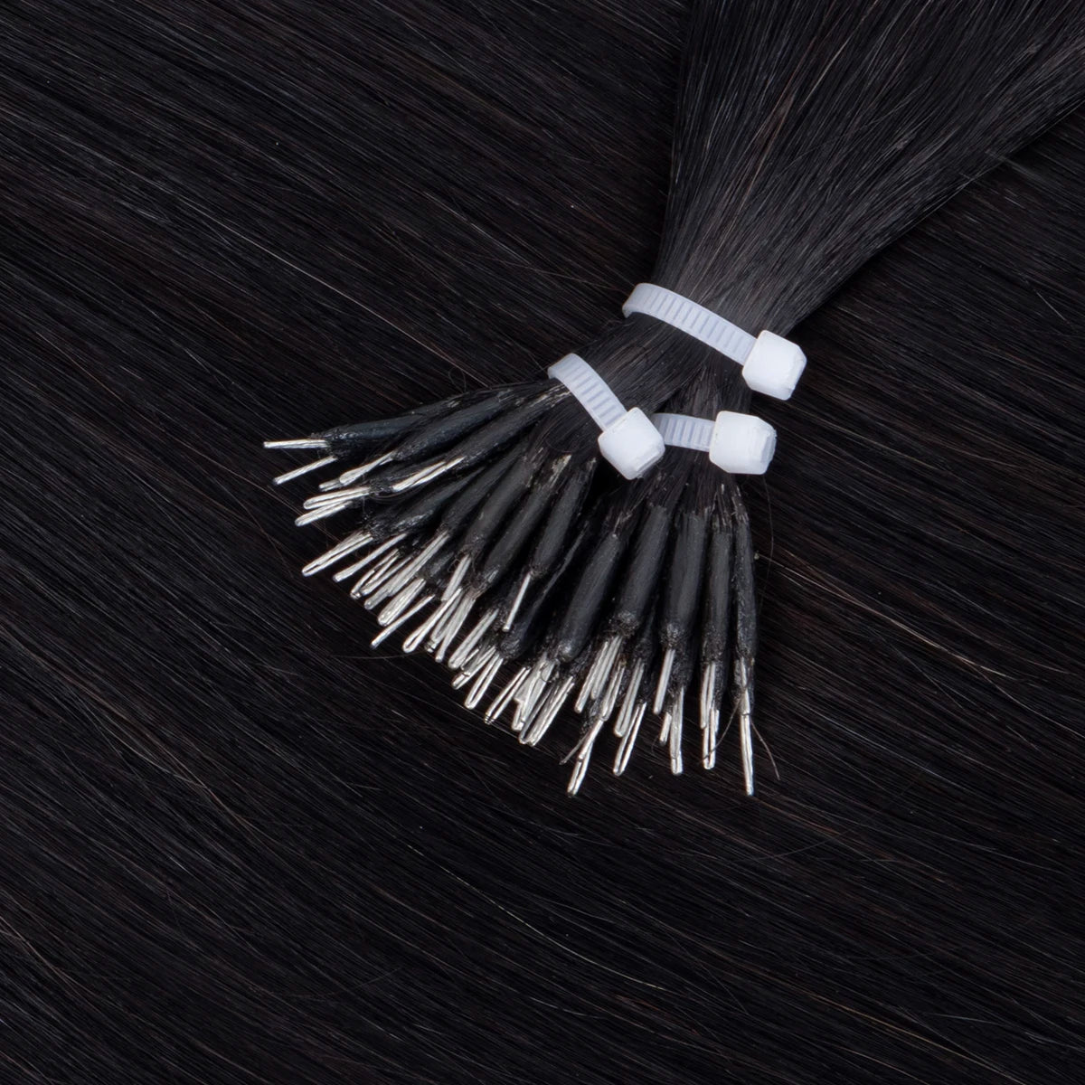Nano Tip Human Hair Extensions – Ash & Bleach Blonde Balayage, 16–20″, 30g (50 Strands)