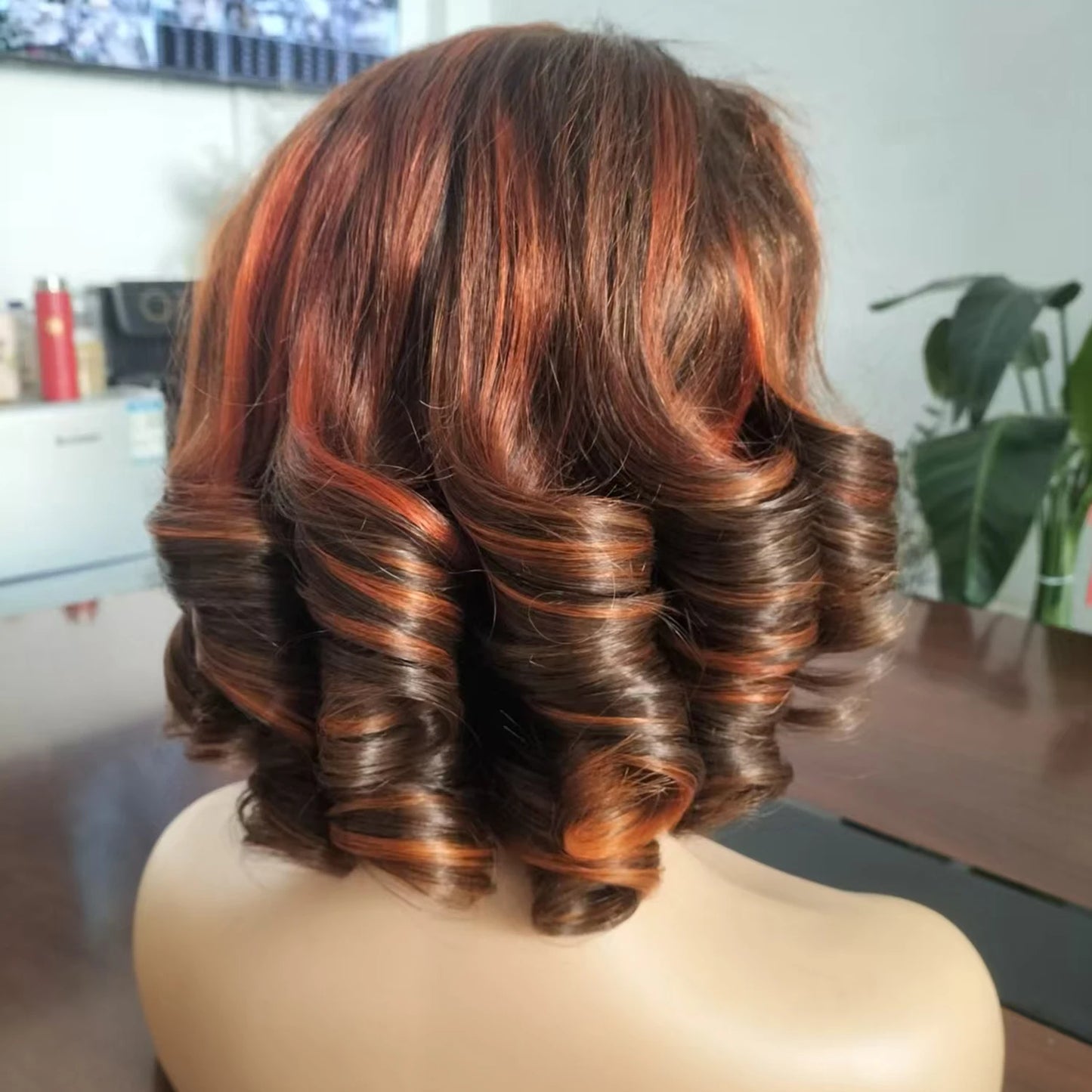 4/27 Highlight Loose Body Wave Bob Wig — 13x4 Lace Front
