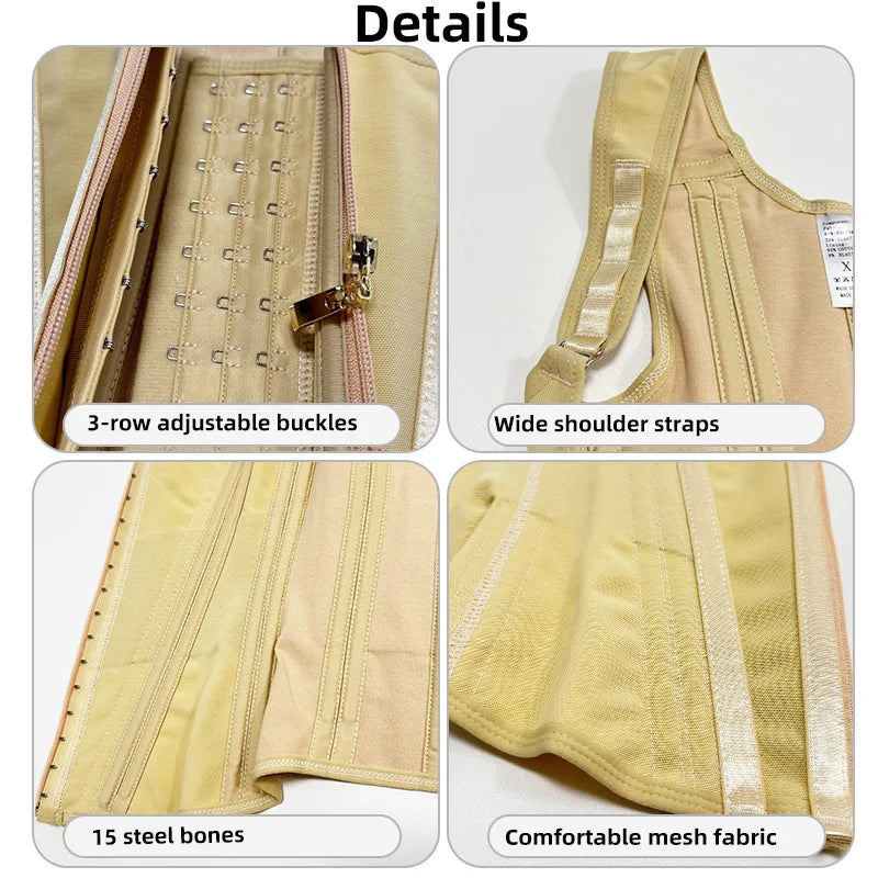 Vest Top Body Shaper — Double Compression Waist Trainer