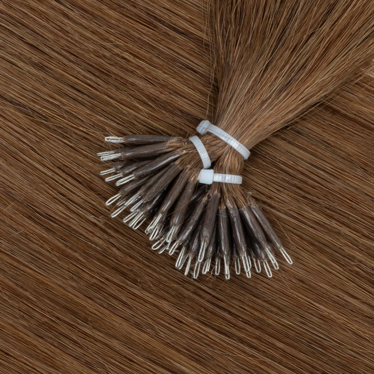 Nano Tip Human Hair Extensions – Ash & Bleach Blonde Balayage, 16–20″, 30g (50 Strands)