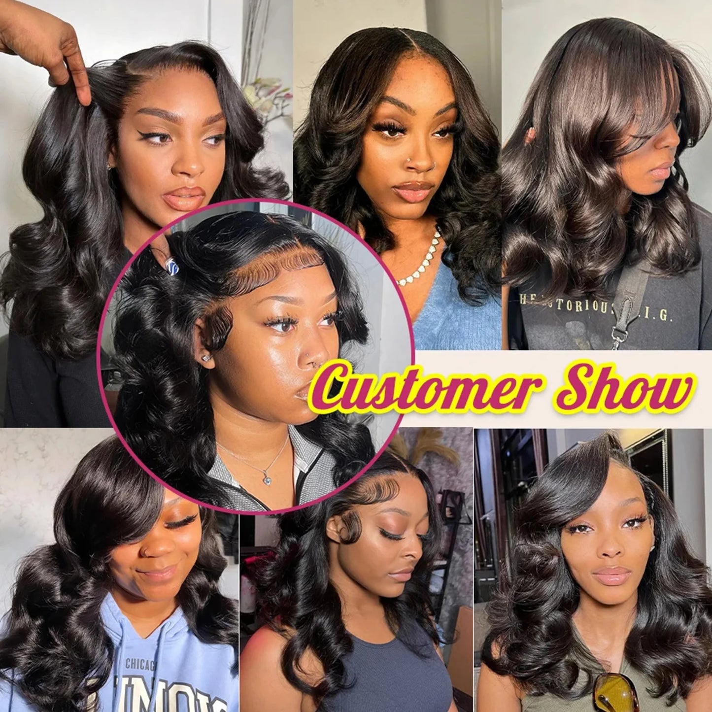 Brazilian Body Wave Bob Wig — Pre-Plucked, 13x4 Lace Front