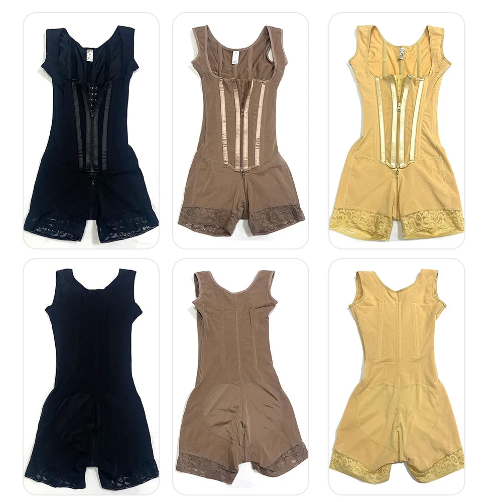 Colombian Faja Bodysuit — 9-Bone High Compression