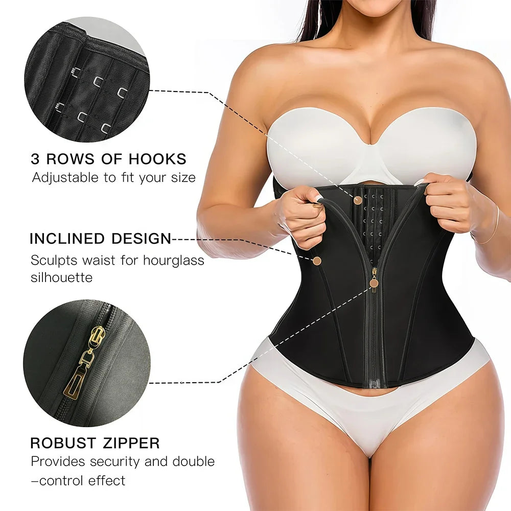 Waist Trainer Cincher Corset — Tummy Control, Workout-Ready
