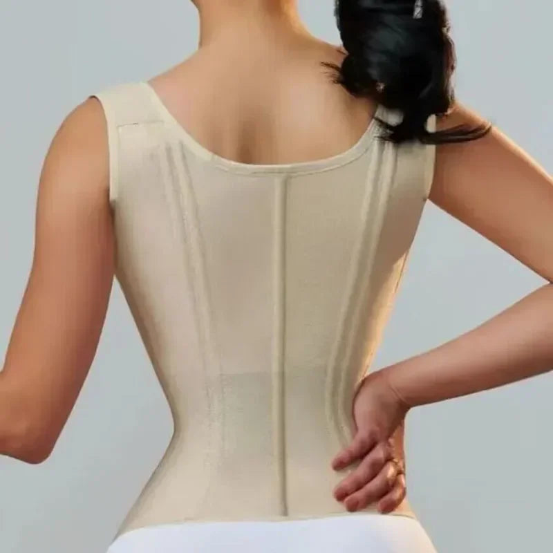 Vest Top Body Shaper — Double Compression Waist Trainer