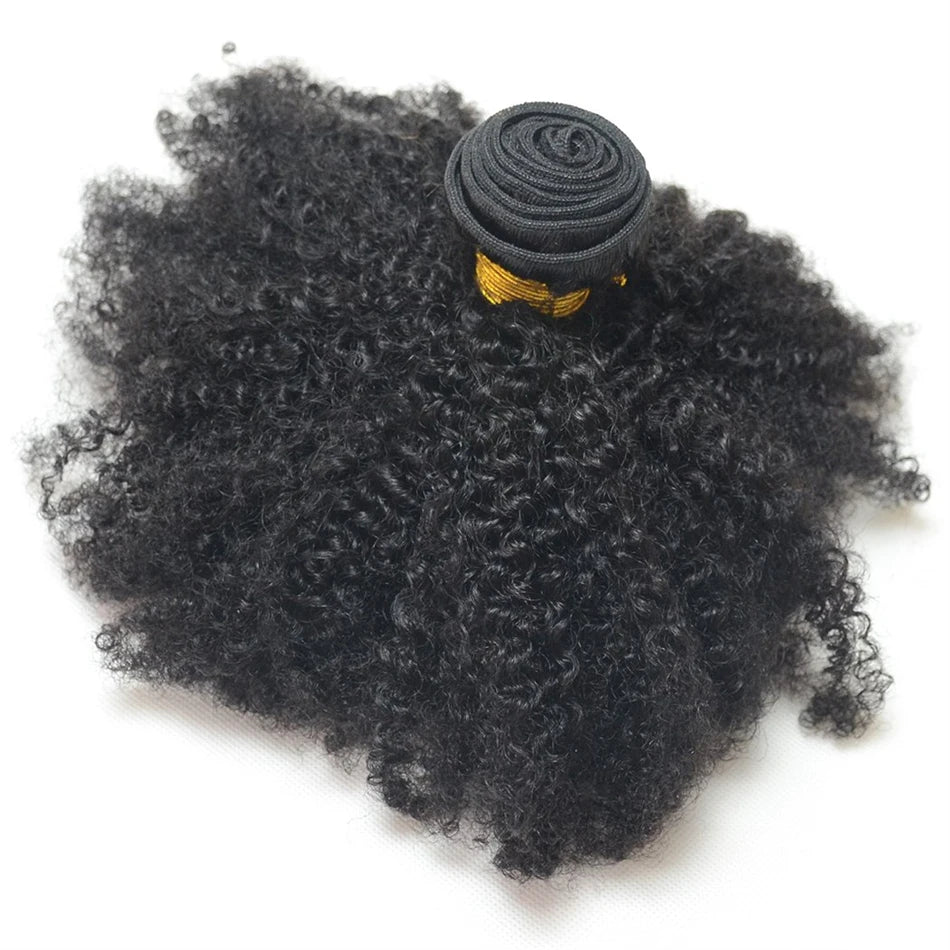 Afro Kinky Curly Hair Bundles — Virgin Unprocessed, 8–24 Inch