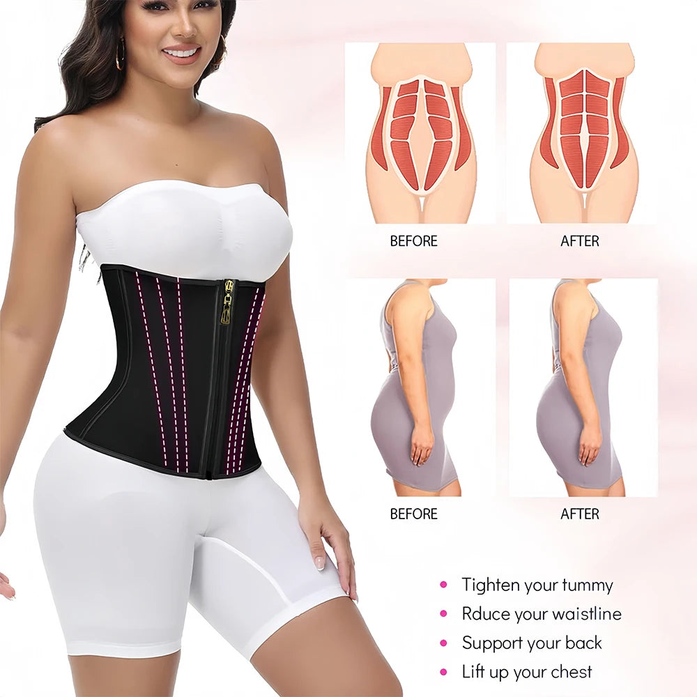 Waist Trainer Cincher Corset — Tummy Control, Workout-Ready