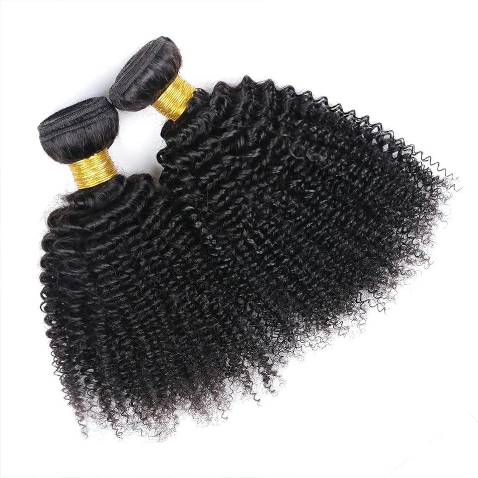 Afro Kinky Curly Hair Bundles — Virgin Unprocessed, 8–24 Inch