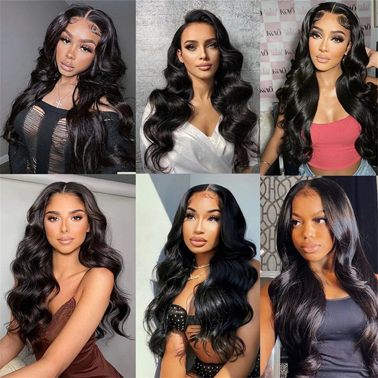 V-Part Loose Wavy Wig — Brazilian Remy Hair, 180% Density