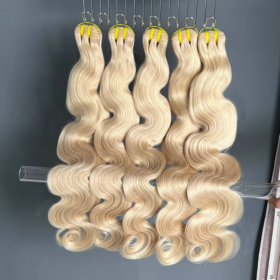 #60 Color Body Wave Human Hair Bundles 100 Grams 18-30 Inch 1/2/3/4 Pcs 100% Raw Virgin Vietnamese Human Hair Weave Extensions