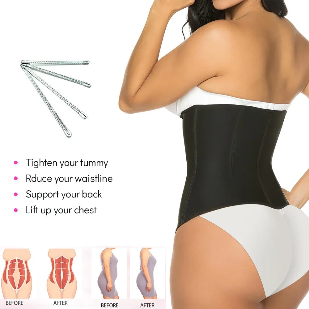Waist Trainer Cincher Corset — Tummy Control, Workout-Ready