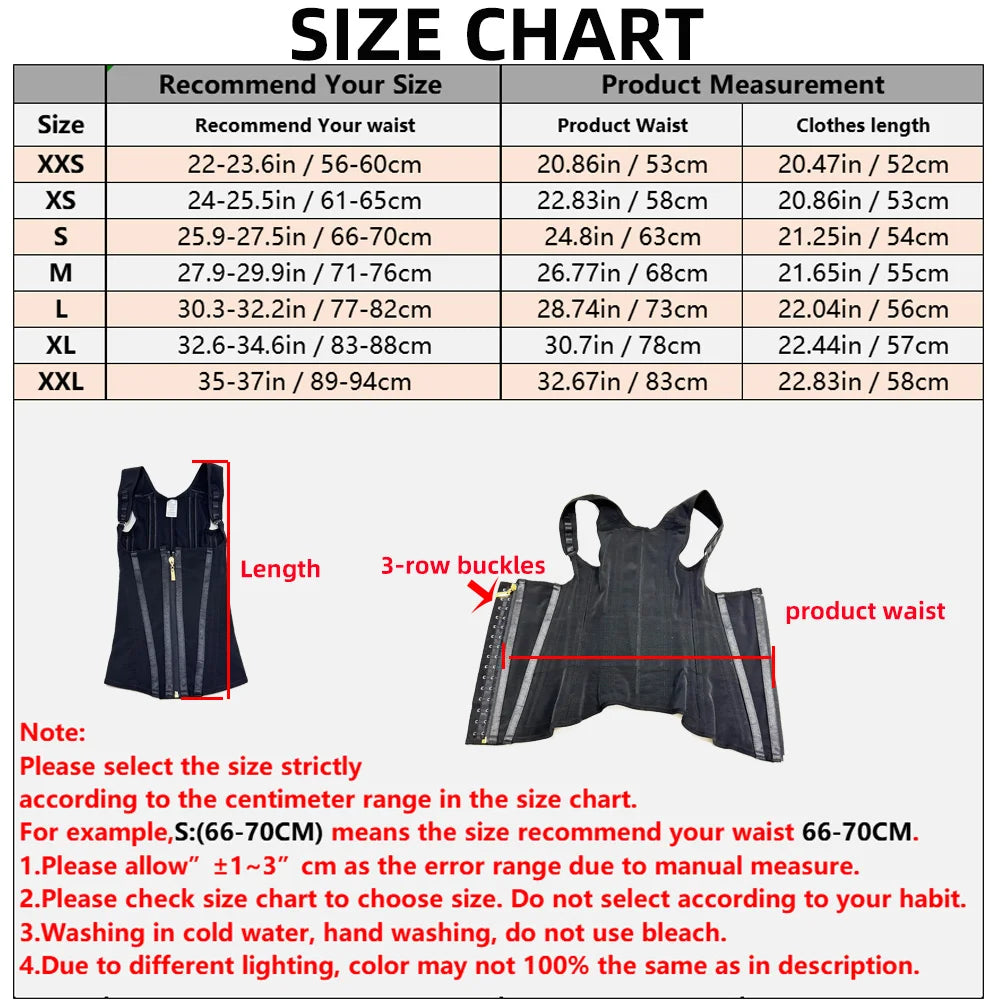 Vest Top Body Shaper — Double Compression Waist Trainer