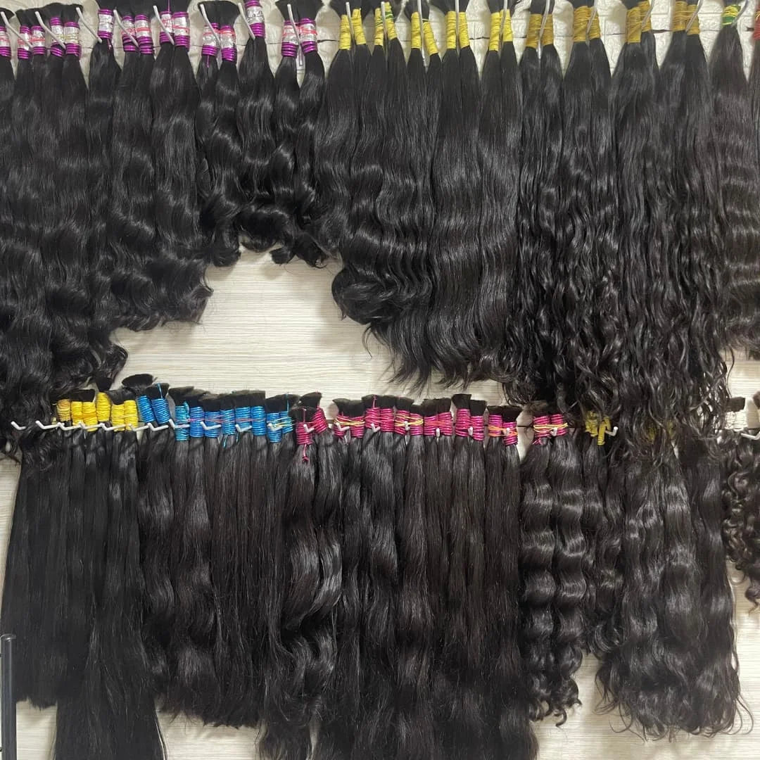 Indian Water Wave Human Braiding Hair