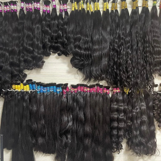 Indian Water Wave Human Braiding Hair
