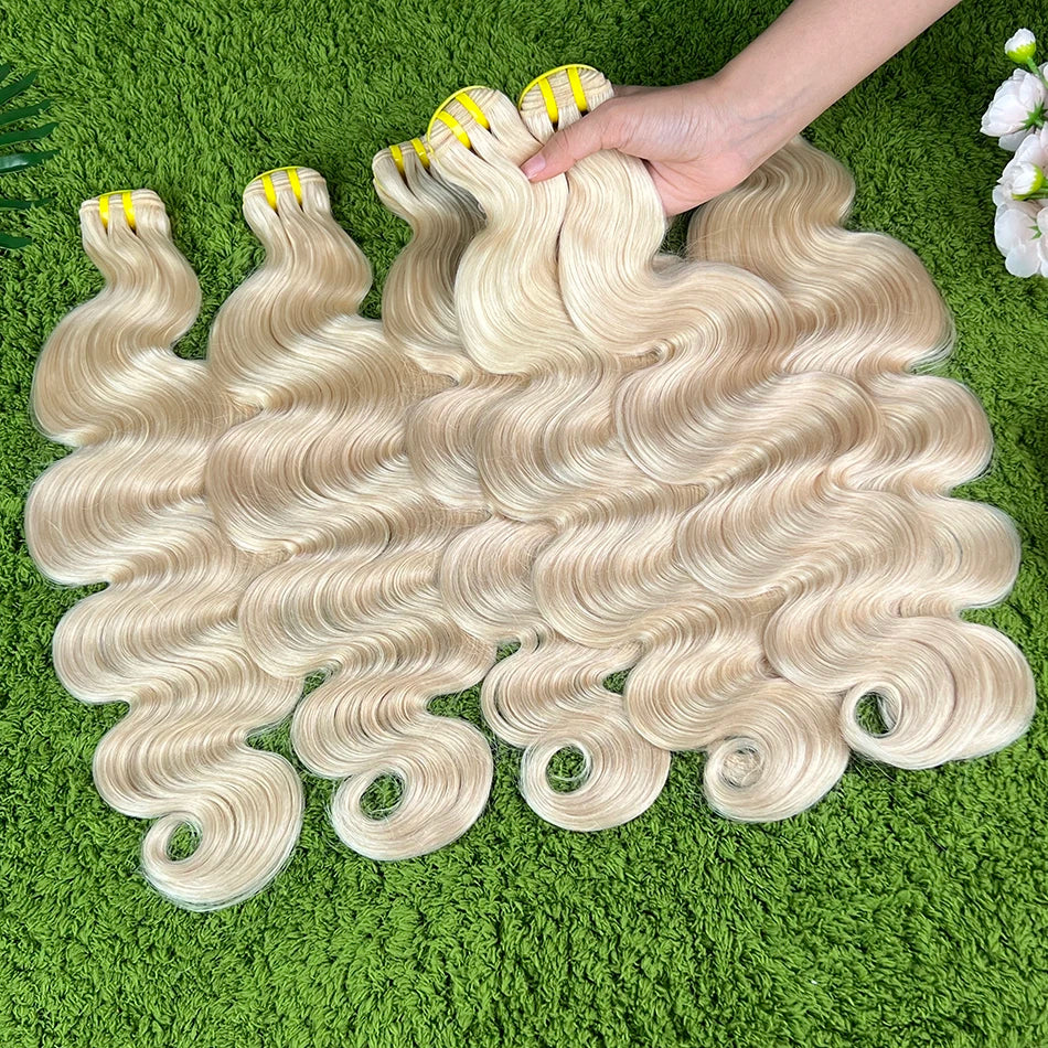 #60 Color Body Wave Human Hair Bundles 100 Grams 18-30 Inch 1/2/3/4 Pcs 100% Raw Virgin Vietnamese Human Hair Weave Extensions