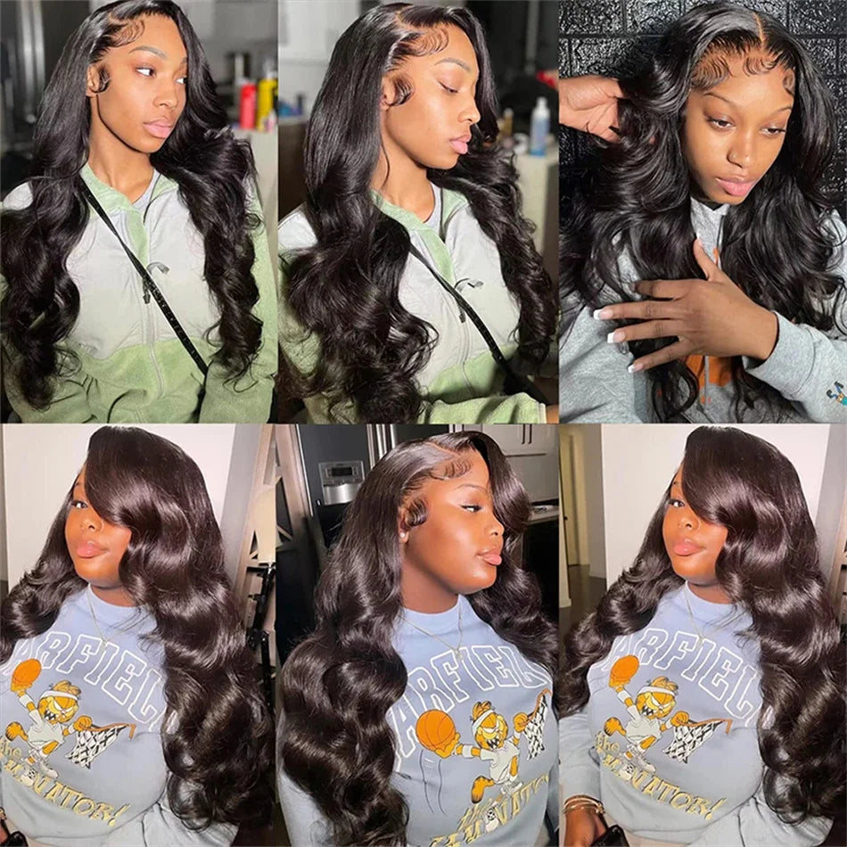 Body Wave 13x4 Lace Front Wig — Natural Black, 22–24 Inch