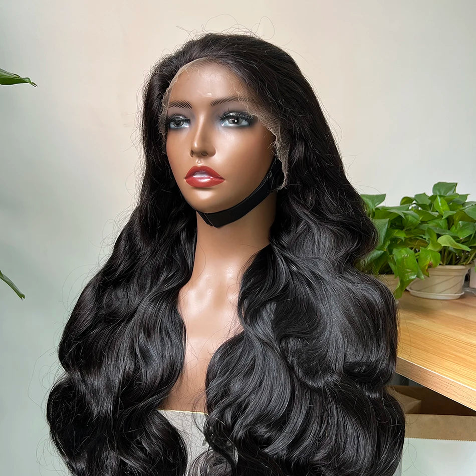 Body Wave Super Double Drawn Human Hair Wigs 4x4 HD Closure 13x4 HD Lace Frontal Wig 200 250% Density Vietnamese Raw Virgin Hair