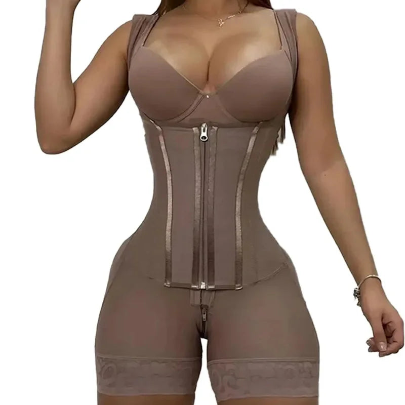 Colombian Faja Bodysuit — 9-Bone High Compression