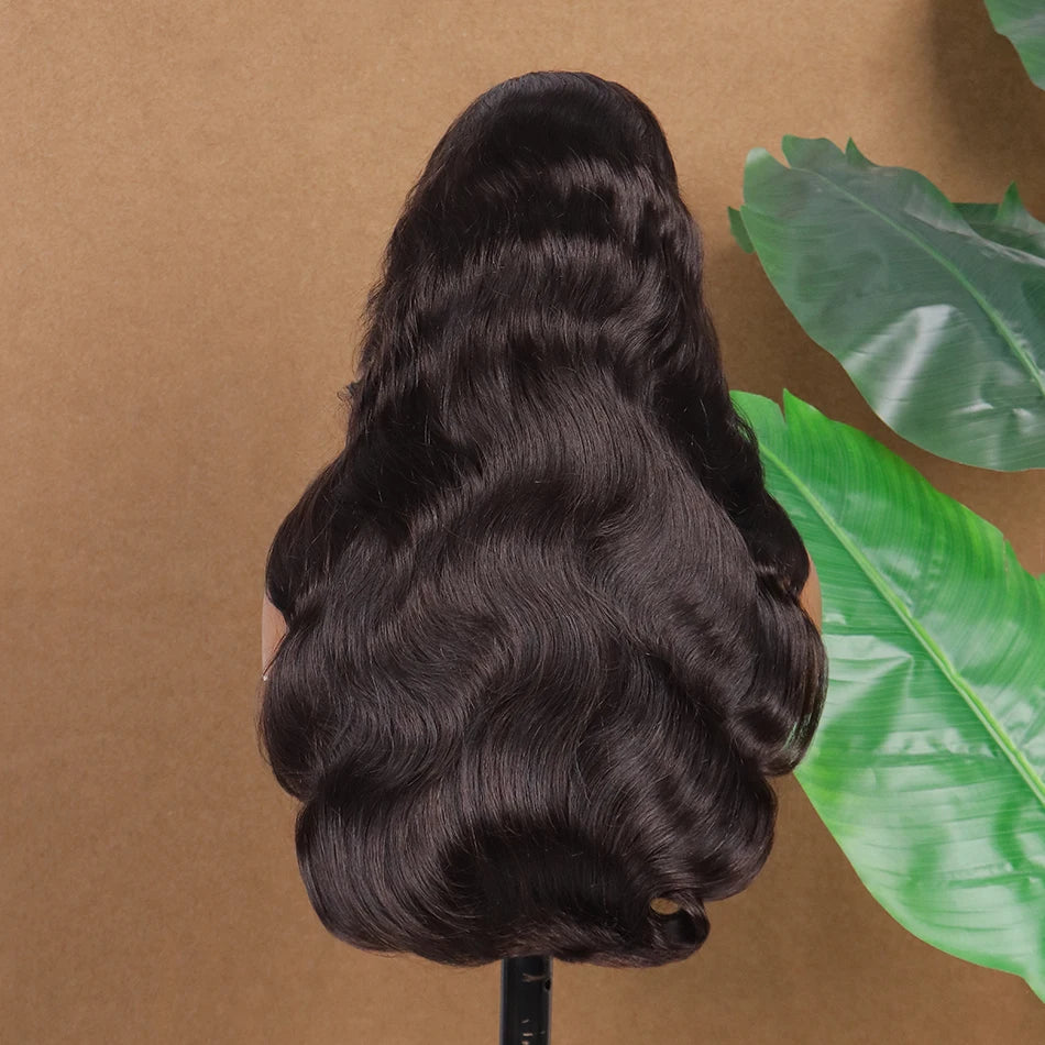 Body Wave Double Drawn Human Hair Wigs 4x4 13x4 HD Lace Closure Frontal Wig Preplucked Lace Wigs Vietnamese 100% Raw Virgin Hair