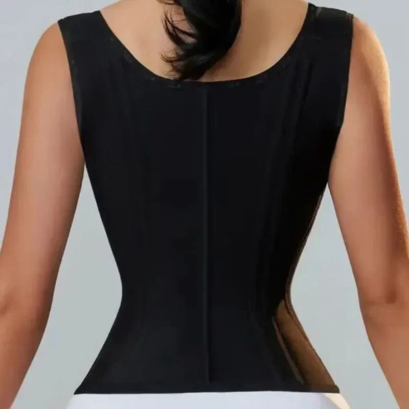 Vest Top Body Shaper — Double Compression Waist Trainer