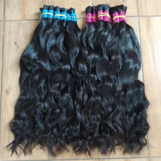 Extensions De Cabello Humano Raw Virgin Vietnamese Human Hair Bundles For Braiding 100% Unprocessed Human Hair Bulk Curly Hair